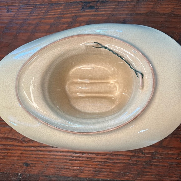 Global Views Made In Italy Cowboy Hat Pottery *Extremely Rare* - Picture 9 of 11